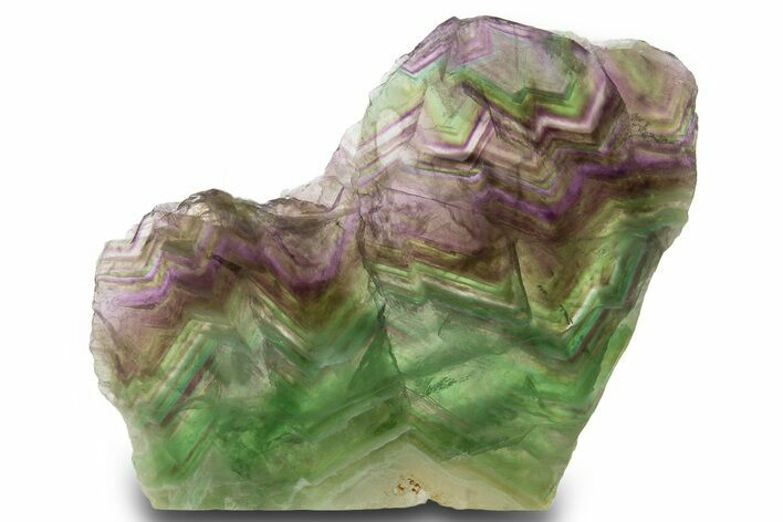 Colorful, Polished Fluorite Slab - China #333268